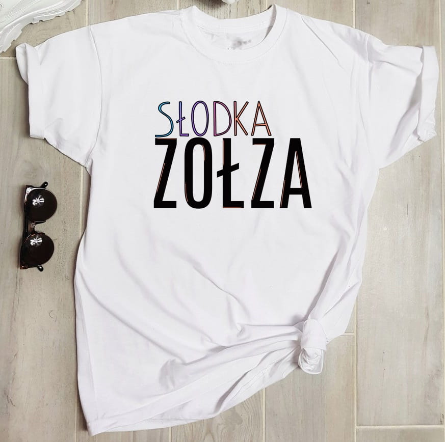 koszulka damska z nadrukiem