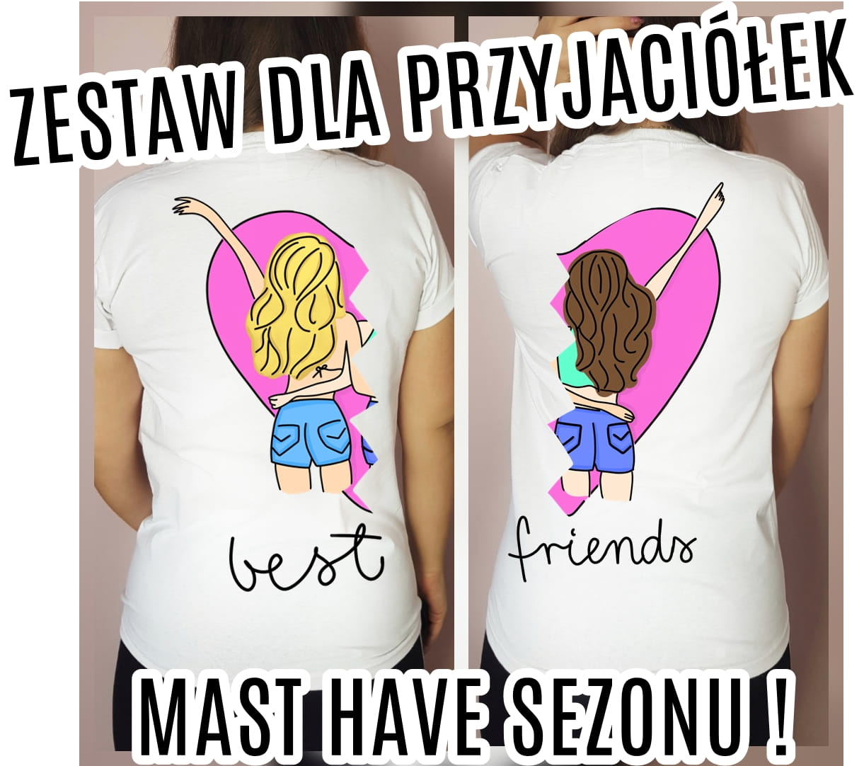 Zestaw koszulek dla przyjaciółek