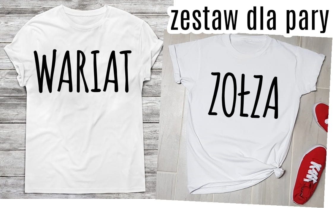 Zestaw koszulek dla pary