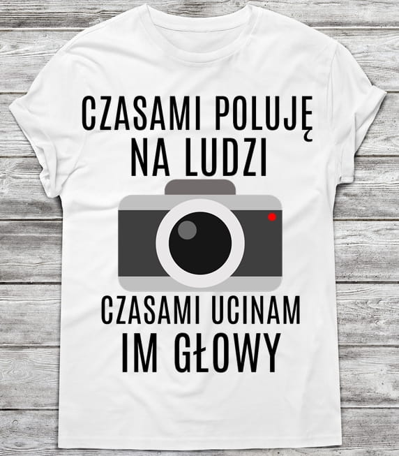 Koszulka męska na prezent dla fotografa