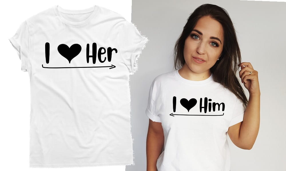 Zestaw koszulek dla pary