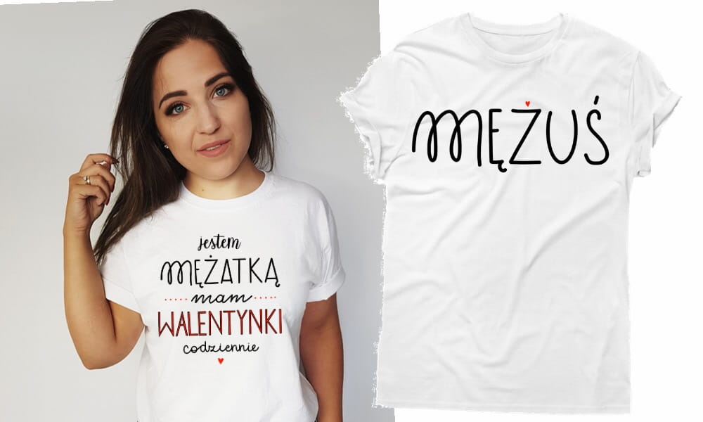 koszulki na walentynki dla pary