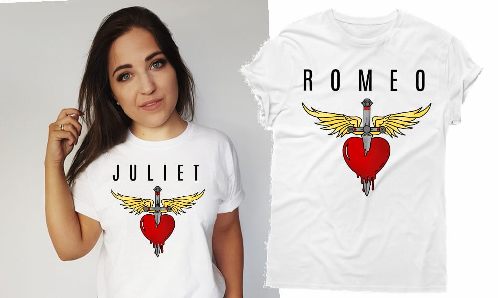 koszulki na walentynki dla pary