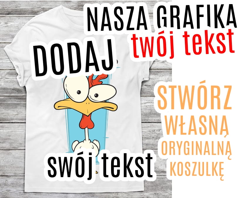 Koszulka męska - dodaj swój tekst do grafiki