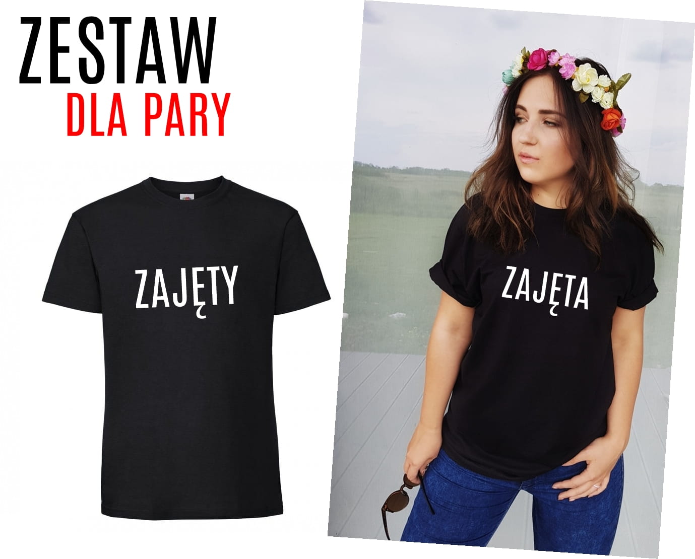 Zestaw koszulek dla pary