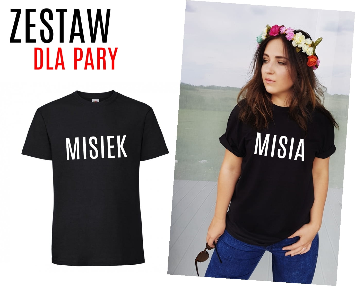 Zestaw koszulek dla pary