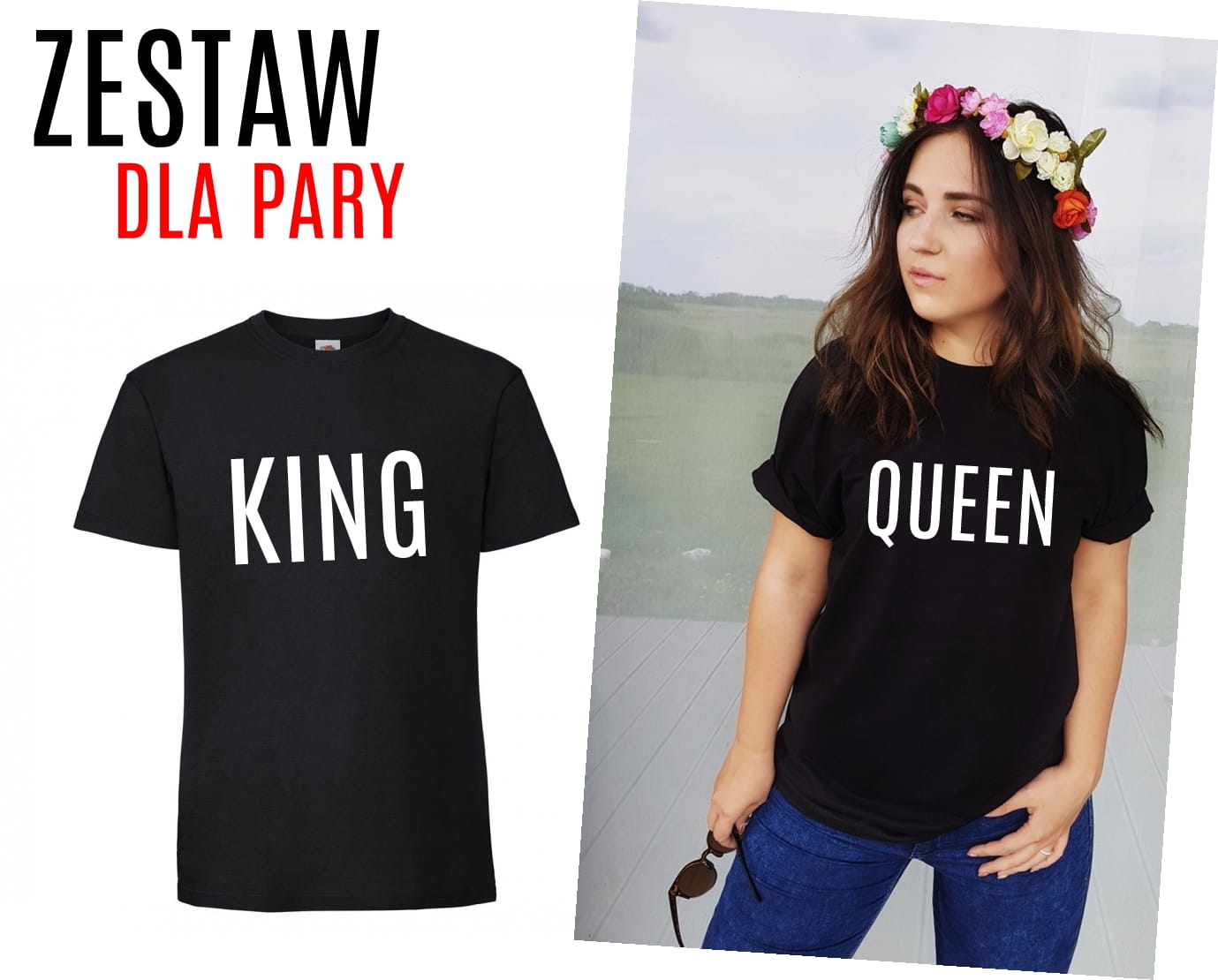 Zestaw koszulek dla pary