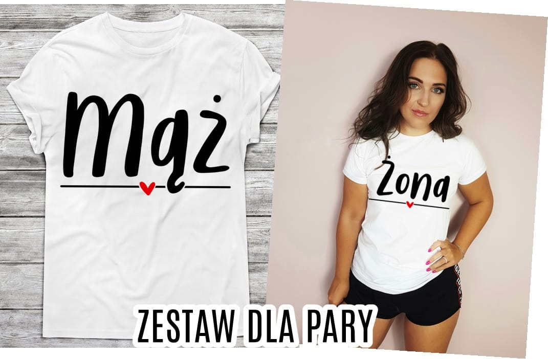 Zestaw koszulek dla pary