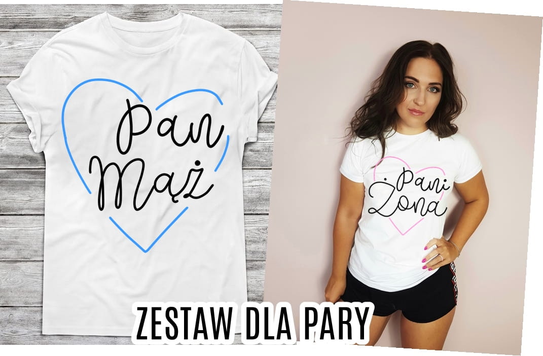 Zestaw koszulek dla pary