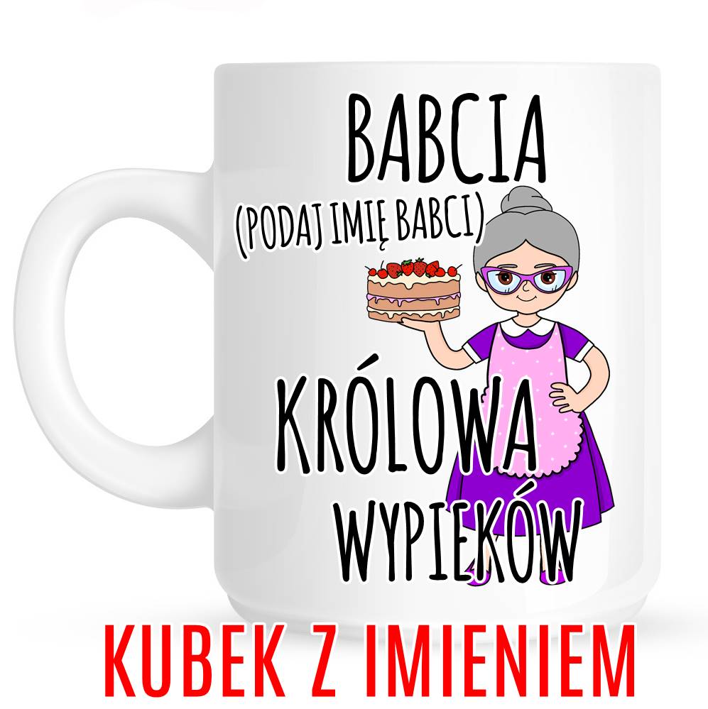 Kubek dla babci, kubek na dzień babci