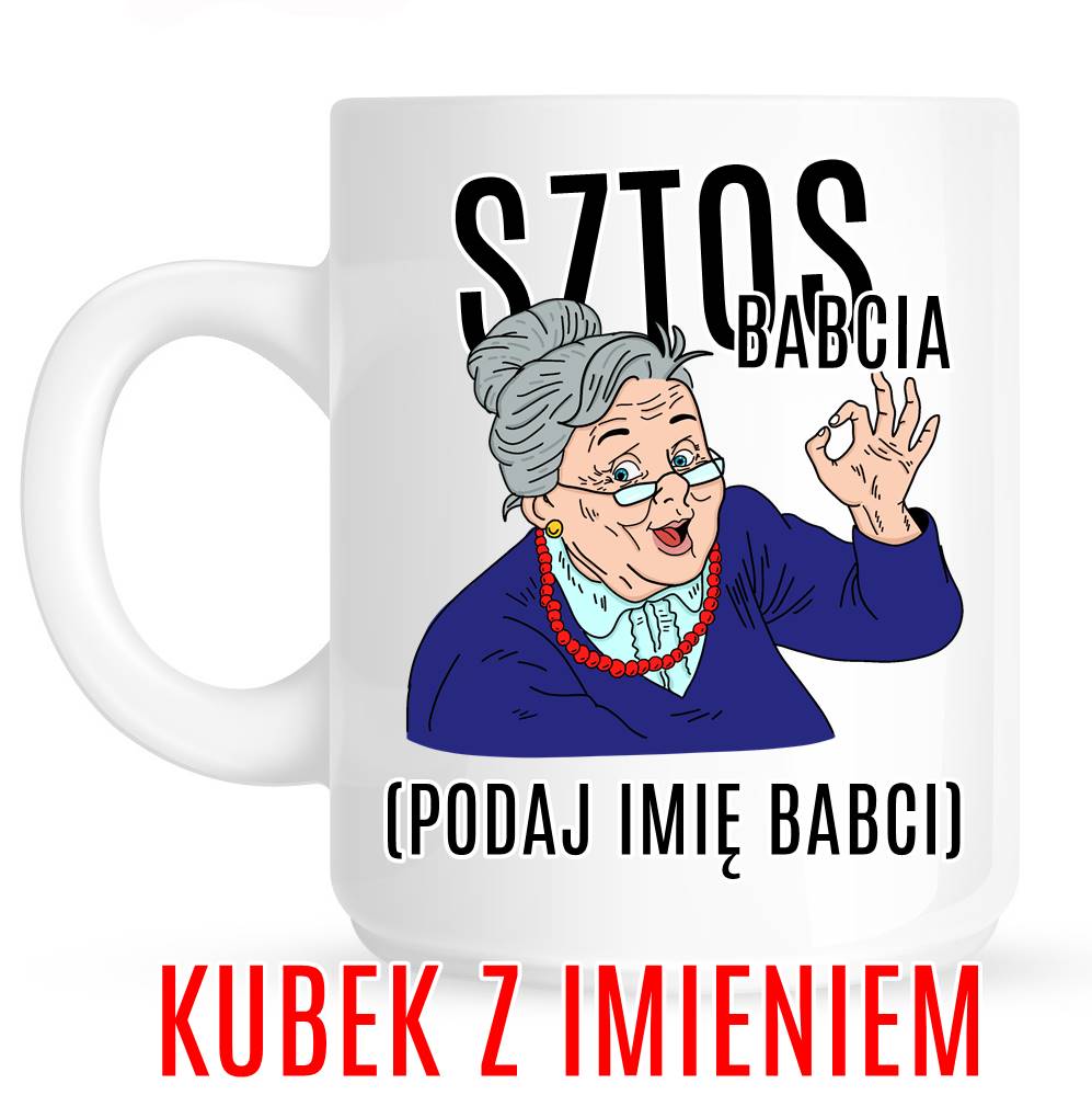 Kubek dla babci, kubek na dzień babci