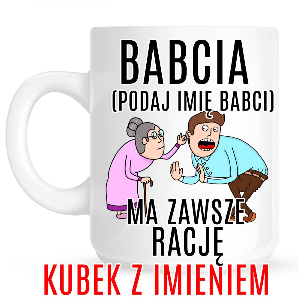Kubek dla babci, kubek na dzień babci