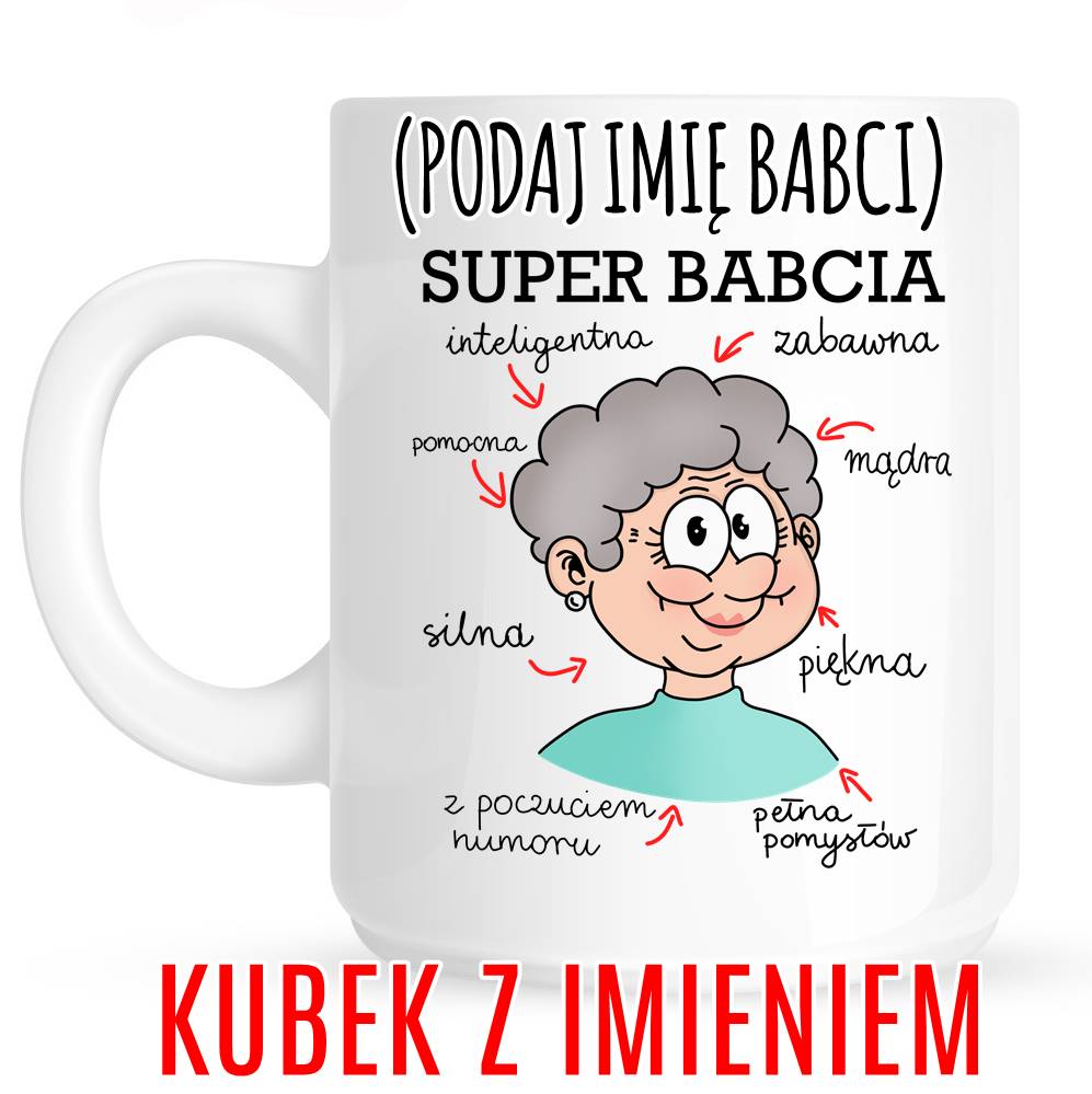 Kubek dla babci, kubek na dzień babci