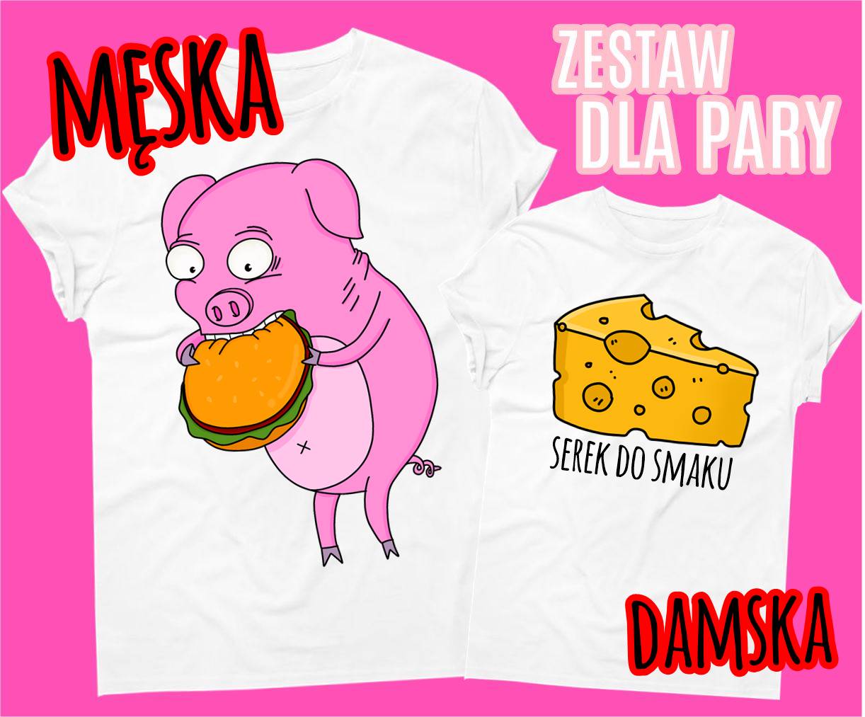 koszulki dla pary, koszulki dla zakochanych