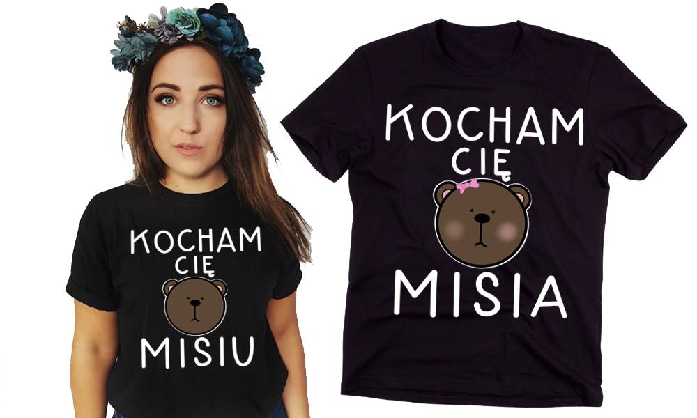 koszulki dla pary, koszulki na walentynki