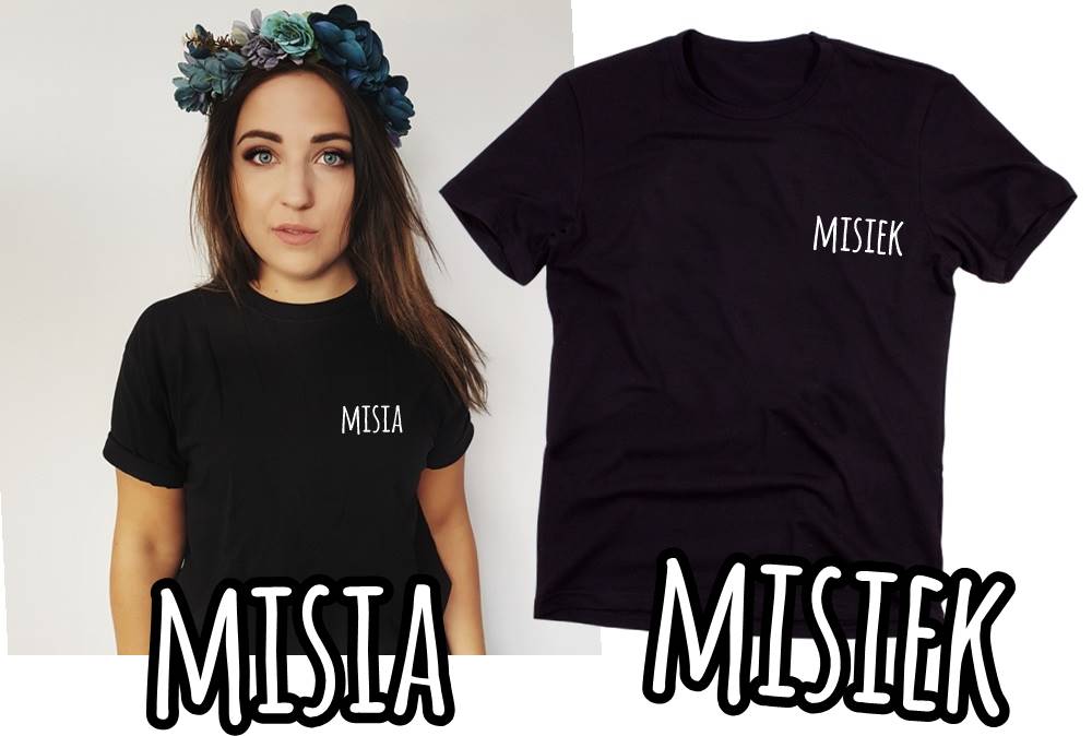 koszulki dla pary, koszulki dla zakochanych