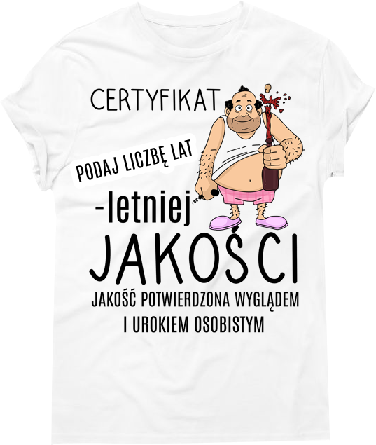 koszulka męska na urodziny