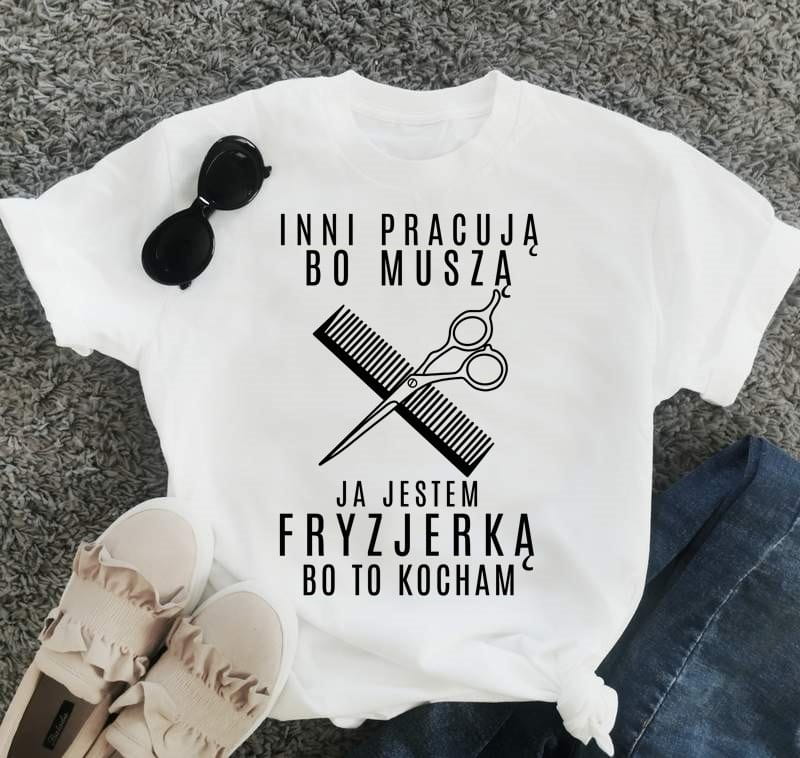koszulka dla fryzjerki, prezent dla fryzjerki