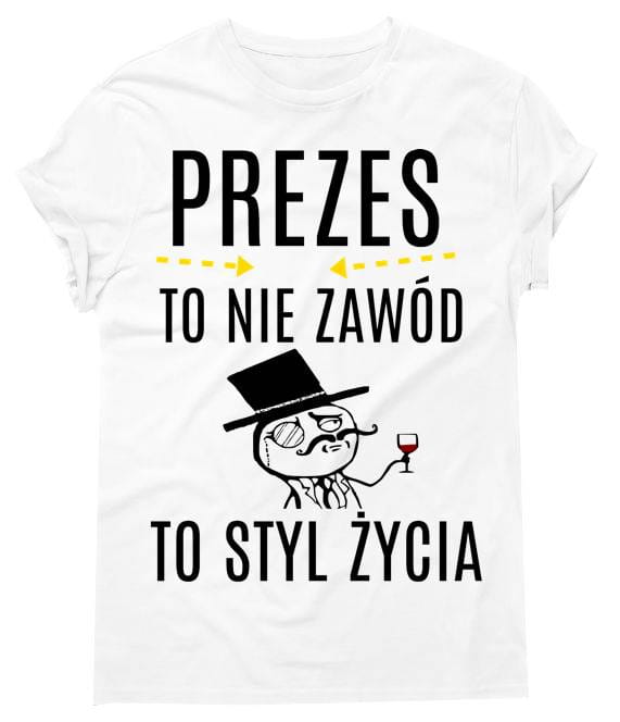 koszulka dla prezesa, koszulka dla szefa