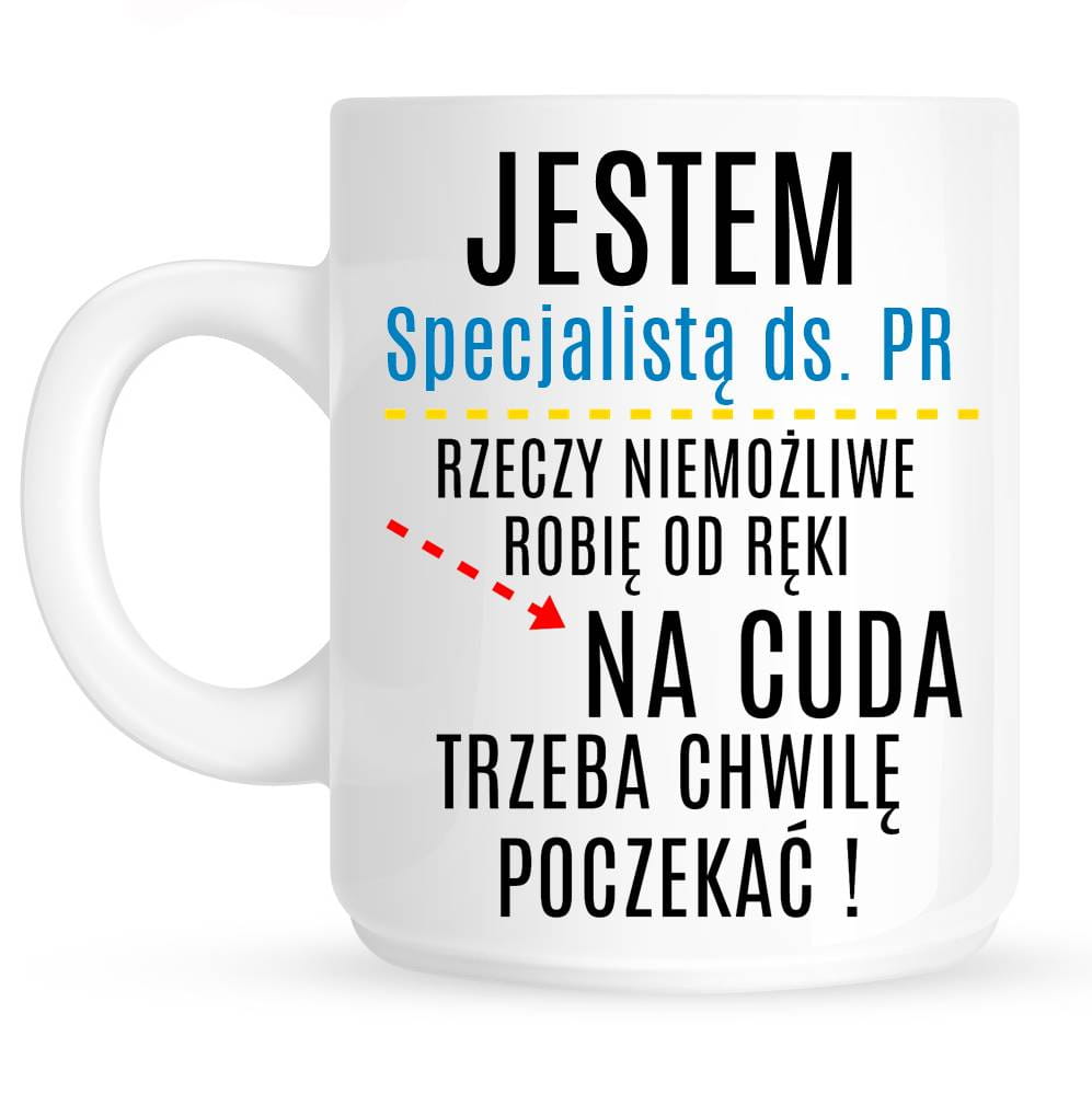 kubek dla Specjalisty ds. PR