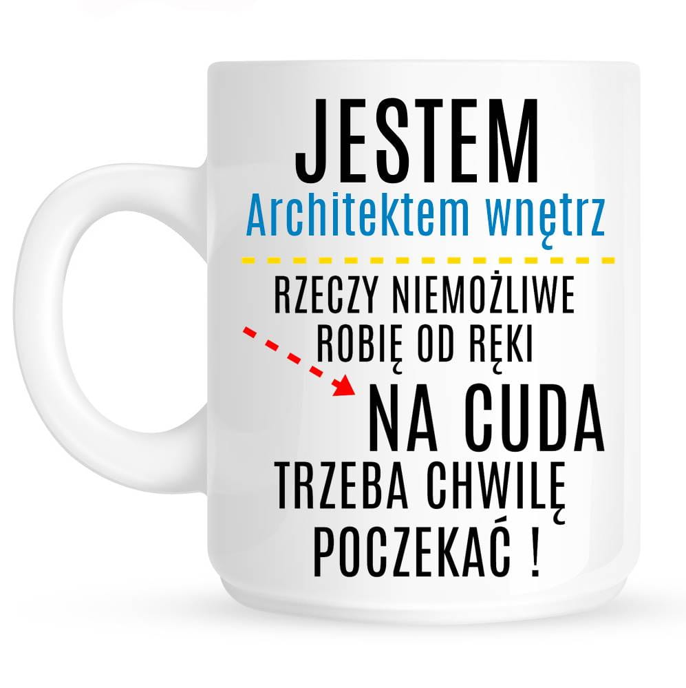 kubek dla Architekta wnętrz
