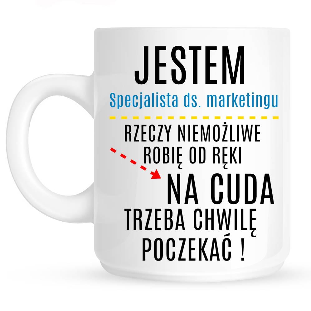 kubek dla Specjalista ds. marketingu