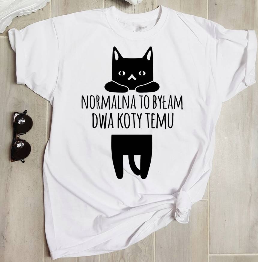 koszulka na prezent dla kociary