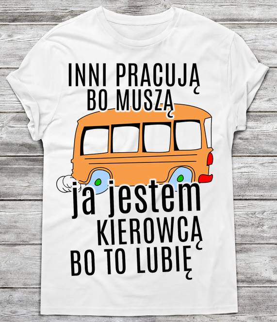 koszulka dla kierowcy autobusu