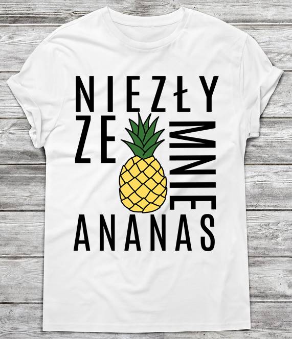 koszulka męska niezły ze mnie ananas