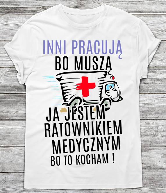koszulka na prezent dla ratownika medycznego