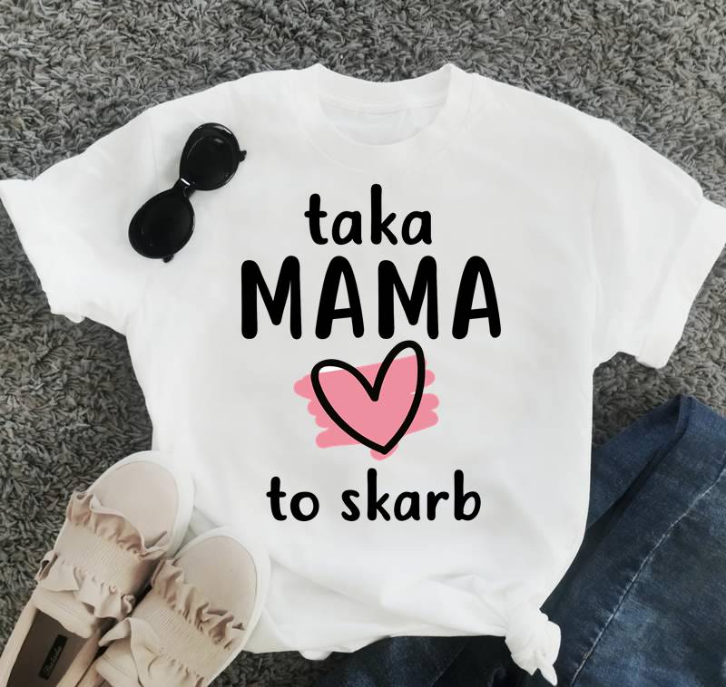 prezent dla mamy taka mama to skarb koszulka