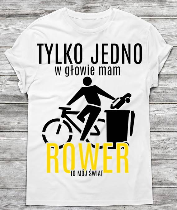 KOSZULKA DLA ROWEROWEGO MANIAKA, DLA ROWERZYSTY