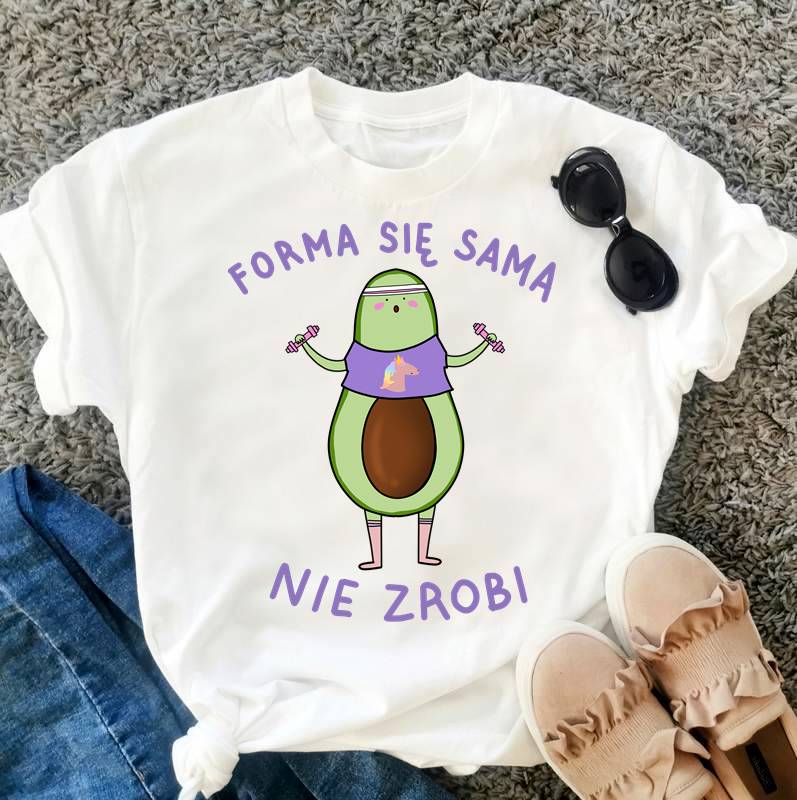 koszulka motywacyjna do ćwiczeń