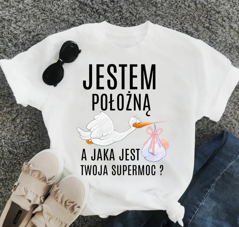 koszulka dla prezent dla położnej