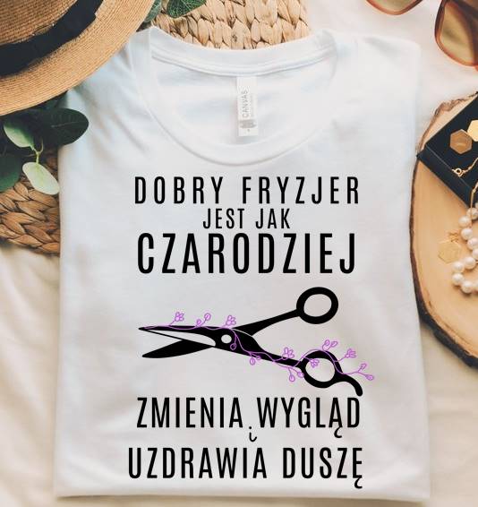 koszulka dla fryzjerki