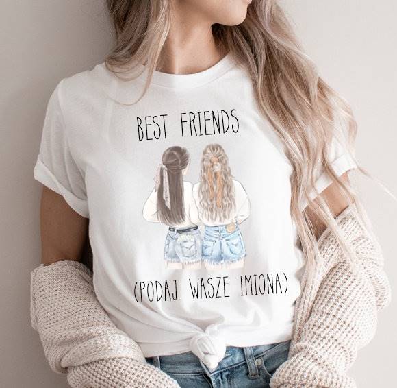 koszulka dla przyjaciółki, prezent dla przyjaciółki, dla koleżanki