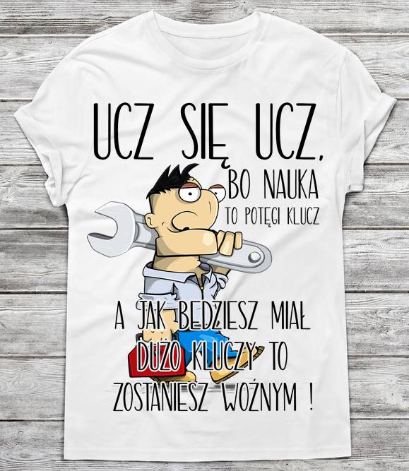 koszulka dla woźnego na prezent