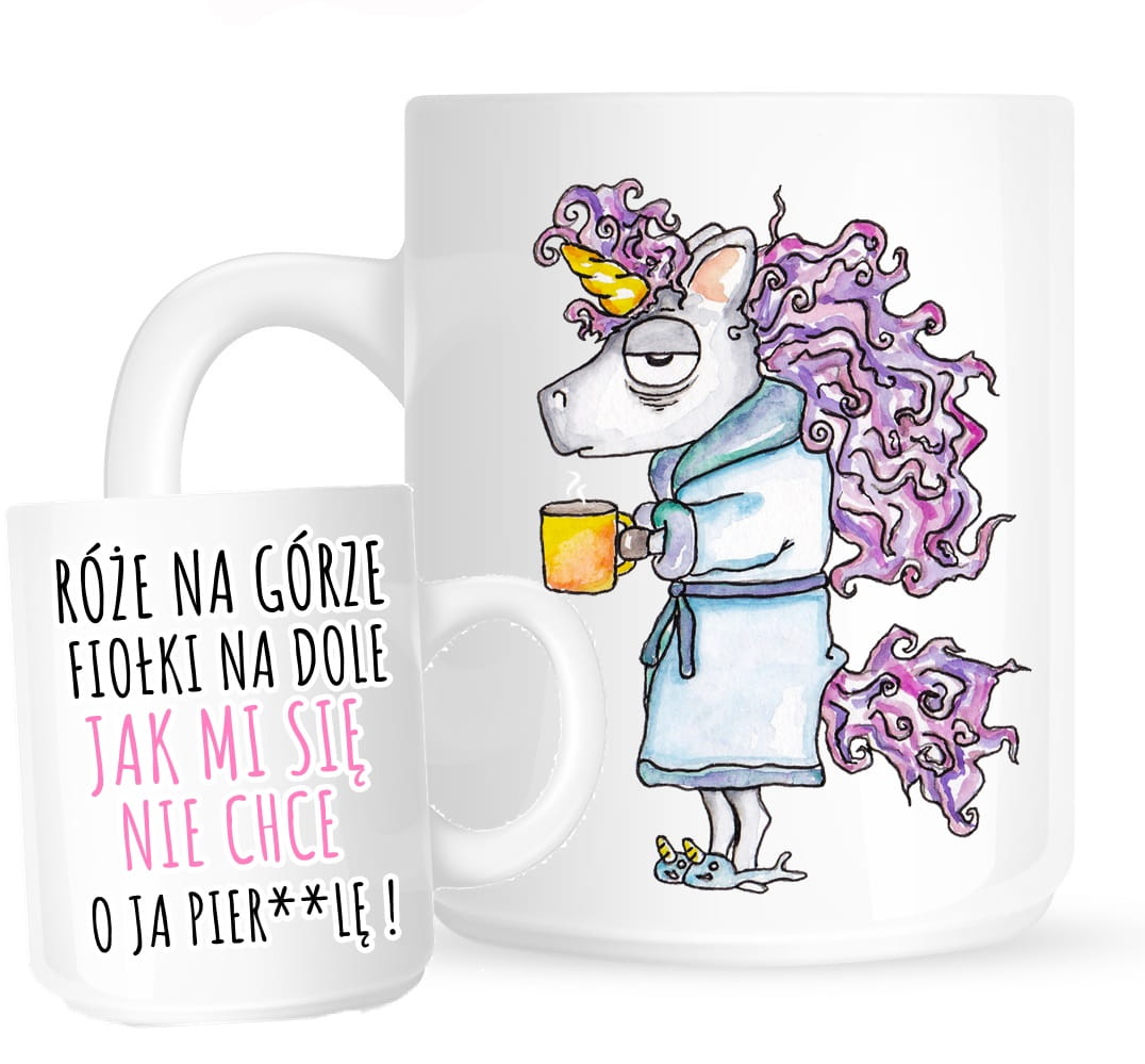 śmieszny kubek dla kobiety