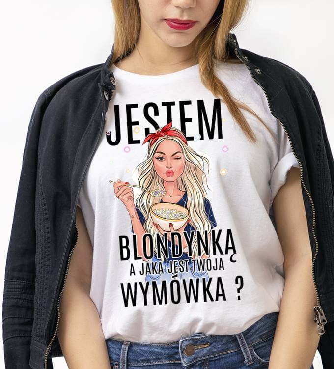 KOSZULKA DLA BLONDYNKI NA PROZENT