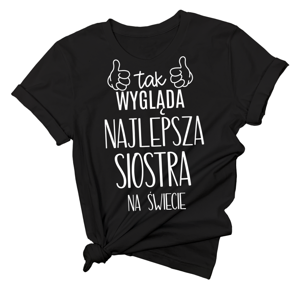 koszulka dla siostry
