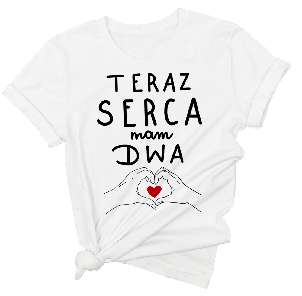 koszulka ciążowa dla przyszłej mamy