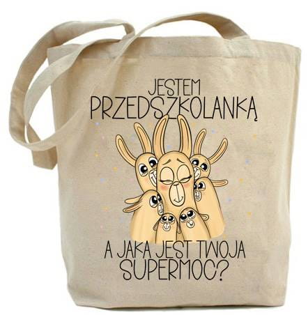 eco torby na prezent dla przedszkolanki