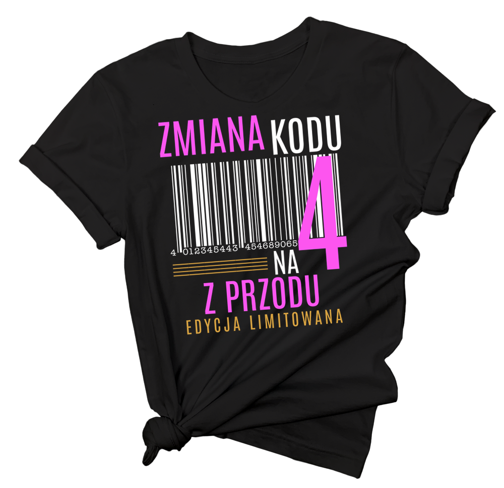koszulka damska na 40 zmiana kodu na 4