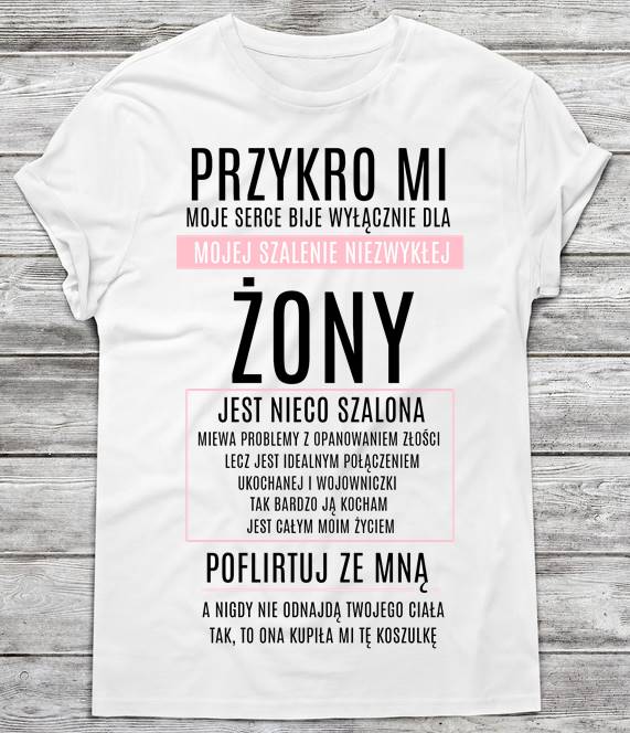 koszulka DLA MĘŻA