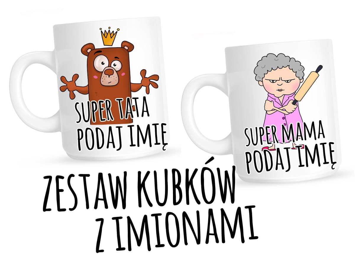 zestaw dwóch kubków dla mamy i taty