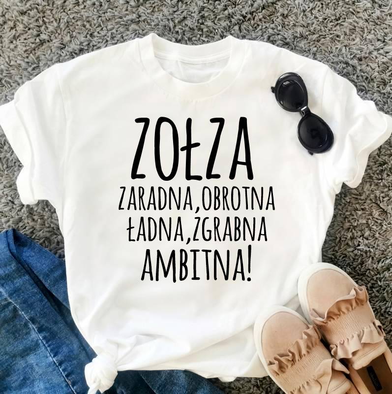 koszulka dla dziewczyny zołza