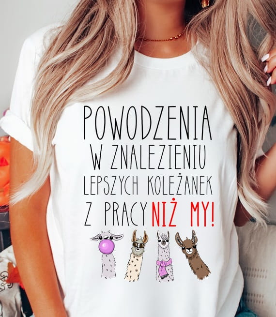 koszulka na prezent dla koleżanki odchodzącej z pracy, prezent na pożegnanie koleżanki