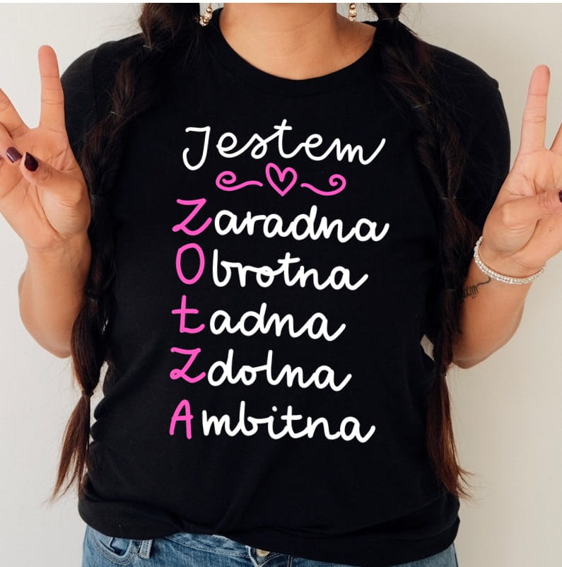 koszulka na prezent jestem zołza zaradna