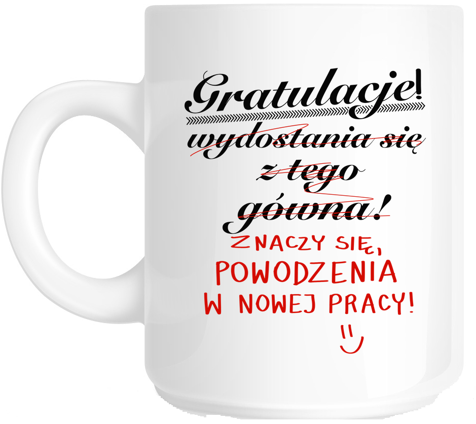 kubek na pożegnanie kolegi z pracy koleżanki z pracy odchodzącego z pracy