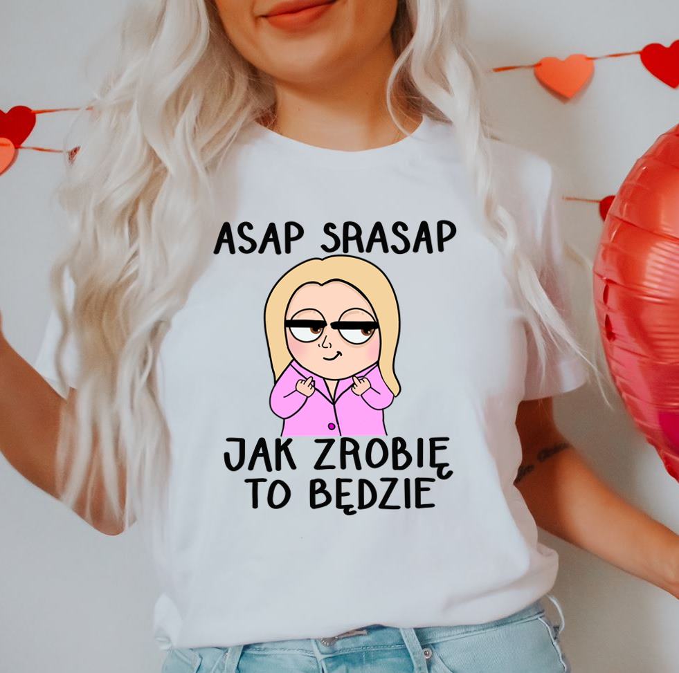 koszulka dla kobiety pracującej w korpo